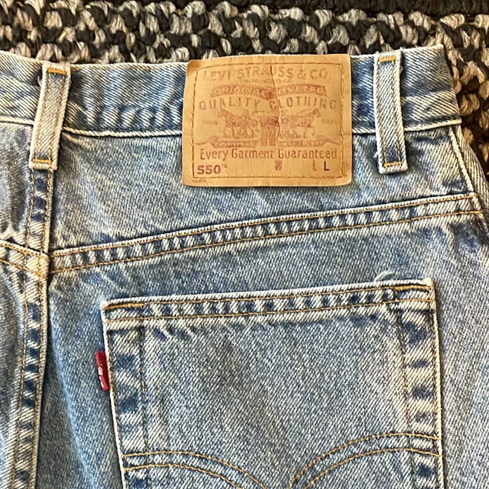 Vintage Levi’s 550 Women’s Sz 27 High Waist Mom Jeans Straight Leg Retro Y2K - Picture 8 of 8